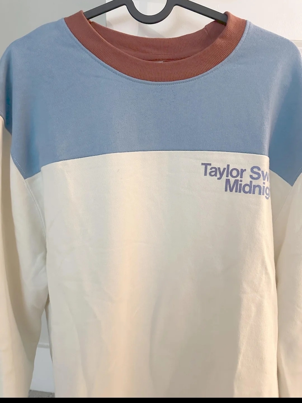 Taylor Swift Midnights Multicolor Crewneck (Blue and Rust)